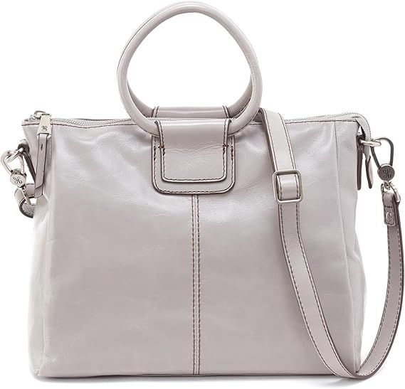 HOBO Sheila Medium Leather Satchel, Crossbody Bag for Women with Top Handle