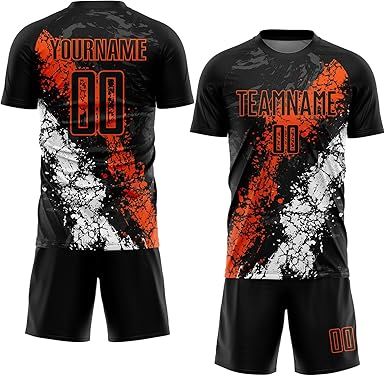 Custom Soccer Practice Jerseys Team Uniform for Men Women Youth, Personalized Sports T-Shirts and Shorts Printed