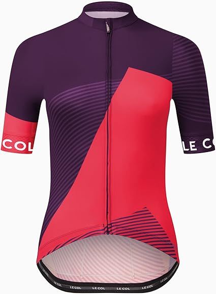 LE COL Women's Sport Lightweight Jersey | Short Sleeve Cycling Shirt | Lightweight Brethable | S - XL