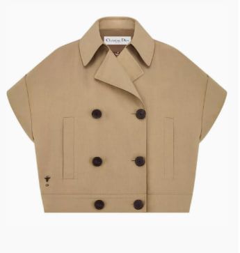 Dior Coats Women's Beige