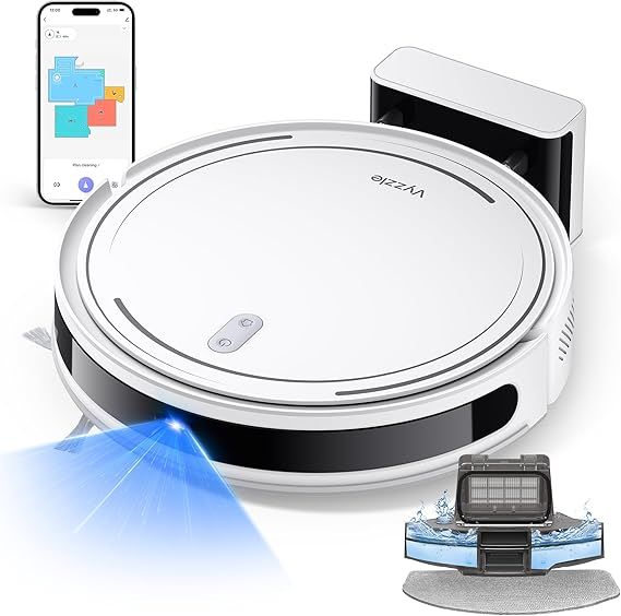 About this item  •   5000PA STRONG SUCTION: Robot vacuum is powered by a high-speed brushless motor, delivering powerful 5000Pa suction, boosting cleaning efficiency by 90%. It effortlessly tackles pet hair, dust, and debris on all floor types, reaching d
