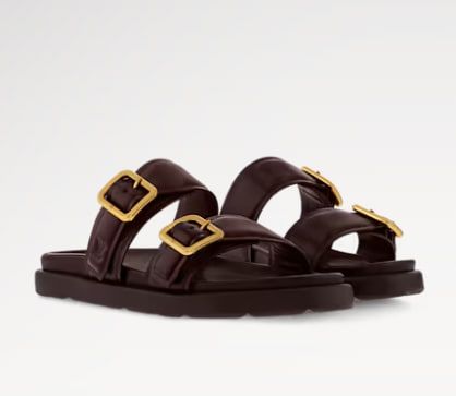 รองเท้าสวมเปิดส้นรุ่น LV Venice