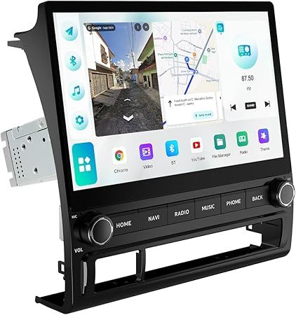 Roadanvi 10.2" Android 14 Car Stereo for 2nd Gen Toyota Tacoma 2005-2015, Wireless Apple CarPlay & Android Auto,6GB RAM 128GB ROM, 5G WiFi 4G LTE, QLED Touchscreen, GPS Navigation, Bluetooth 5.2