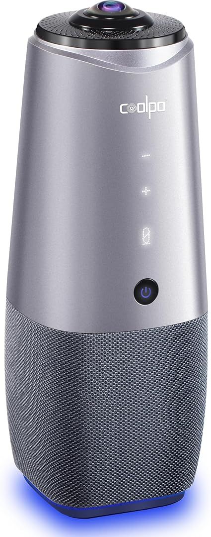 Camera 360, 4K Video Conference Room Camera System, Webcam, AI Driven Speaker Tracking, Noise Cancellation, Works with Zoom, Google Meet, Teams and More, 15 ft Mic Pickup, PANA 5ft USB Cable