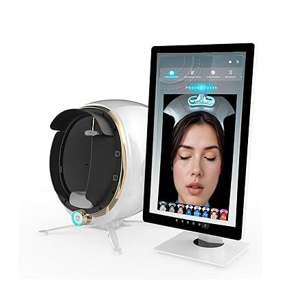 About this Item  •    Reveal Hidden Skin Issues in 30 Seconds – 8-Spectrum Imaging technology detects UV damage, hyperpigmentation, and clogged pores, making concerns like aging and sensitivity visible —based on salon feedback, this boosts consultation ef