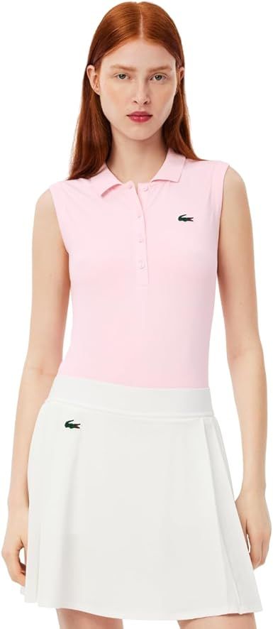 Lacoste Womens Sport Slim Fit UV Protect Stretch Golf Polo Shirt