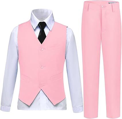 Boys Suits Toddler Formal Suit Set Kids Ring Bearer Outfit for Teen Boys Wedding Tuxedo Communion Dress Clothes