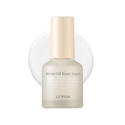 Extreme Cell Repair Ampoule - Vegan Mucin Serum, Barrier Repair & Deep Hydration, Soothing & Moisturizing, Elastic Thread-like Texture, Korean Skincare (30ml, 1.01 fl.oz.)