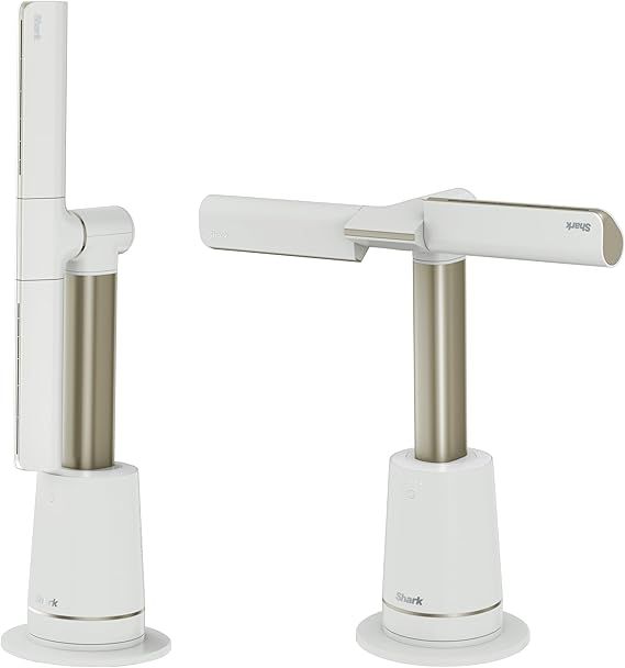 Shark TurboBlade Fan—Ultra-customizable bladeless tower fan, pivots, twists, oscillates 180°, circulates and propels air, 10 noise levels + 10 speeds, easy to clean, dove, TF202SWH