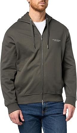 Armani Exchange Men's Milano/Ny Zip Up Hooded Sweatshirt