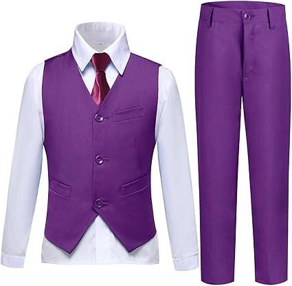 Boys Suits Toddler Formal Suit Set Kids Ring Bearer Outfit for Teen Boys Wedding Tuxedo Communion Dress Clothes