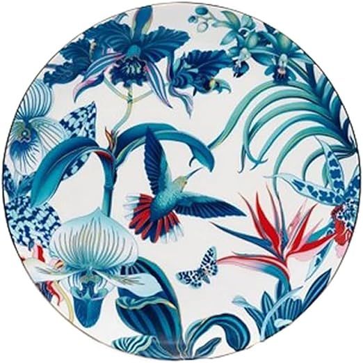 CHICKEN Dinnerware Plates Blue Bone China Dinner Plate Home High-end Tableware Smooth Dinner Plate