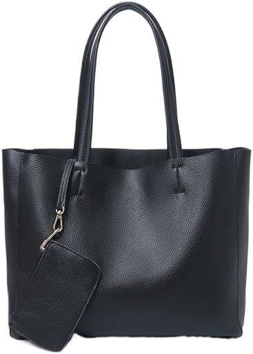 Handbag Shoulder Bag Large Top-grain Leather Minimalist Fashion Genuine Capacity Commute Tote