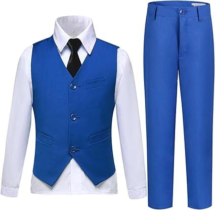 Boys Suits Toddler Formal Suit Set Kids Ring Bearer Outfit for Teen Boys Wedding Tuxedo Communion Dress Clothes