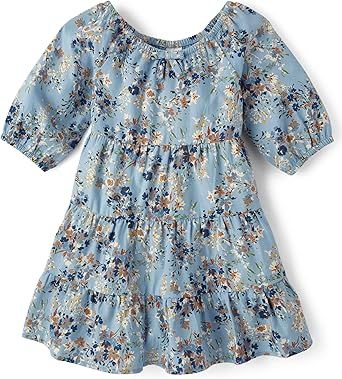 Gymboree Girls and Toddler Short Sleeve Casual Printed Dresses