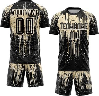 Custom Soccer Practice Jerseys Team Uniform for Men Women Youth, Personalized Sports T-Shirts and Shorts Printed