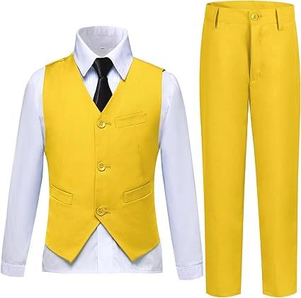 Boys Suits Toddler Formal Suit Set Kids Ring Bearer Outfit for Teen Boys Wedding Tuxedo Communion Dress Clothes