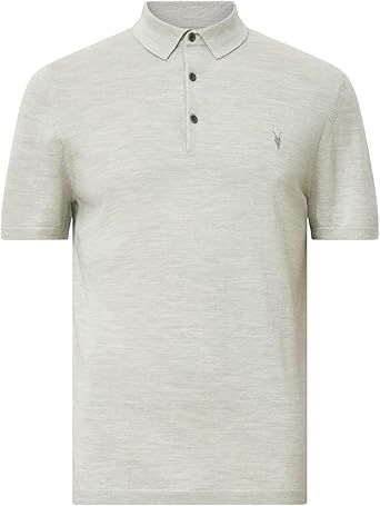AllSaints Men's Mode Merino Ss Polo