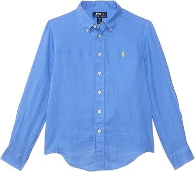POLO RALPH LAUREN Boys' Linen Shirt (Big Kid)