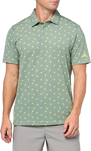 adidas Men's Ultimate365 Printed Mesh Polo Shirt