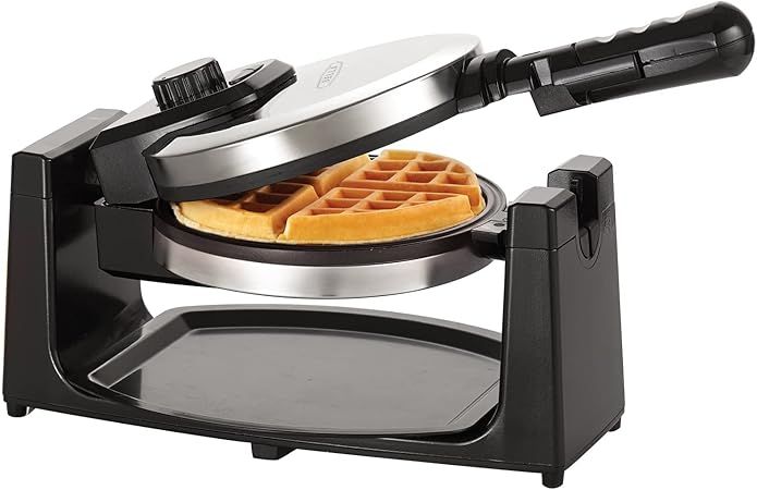 bella Classic Rotating Belgian Waffle Maker with Nonstick Plates, Removable Drip Tray, Adjustable Browning Control and Cool Touch Handles, Stainless Steel Visit the BELLA Store