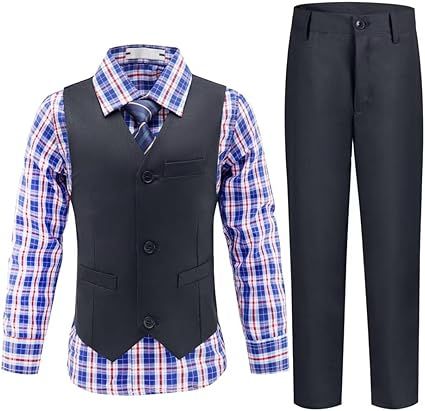Boys Suits Toddler Formal Suit Set Kids Ring Bearer Outfit for Teen Boys Wedding Tuxedo Communion Dress Clothes
