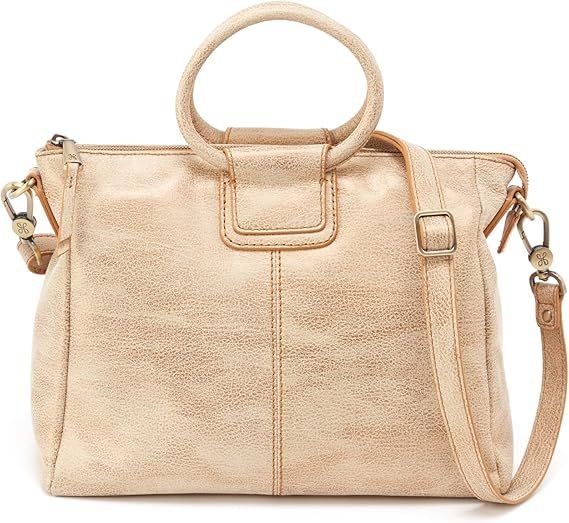 HOBO Sheila Medium Leather Satchel, Crossbody Bag for Women with Top Handle