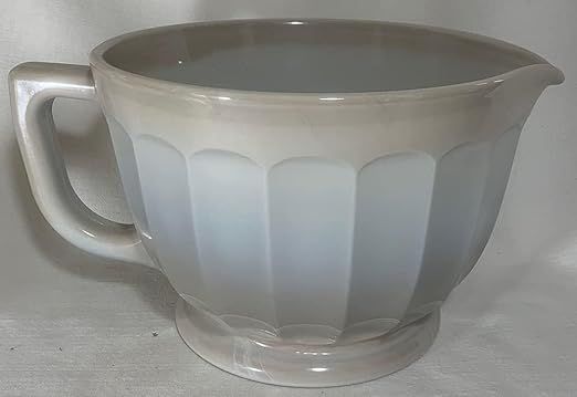 Batter Bowl - Mosser Glass - USA (Gray Marble)