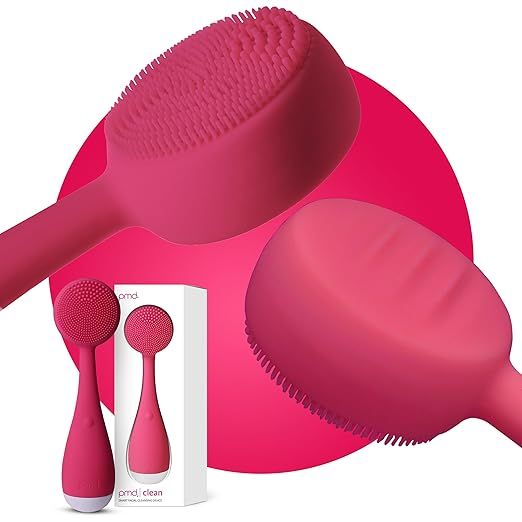 PMD Clean - Smart Facial Cleansing Device with Silicone Brush & Anti-Aging Massager
