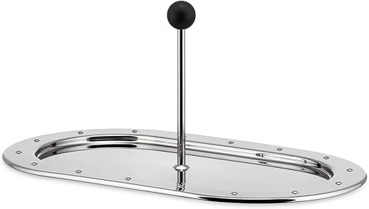 Alessi MG34 Decorative Small Tray, Silver