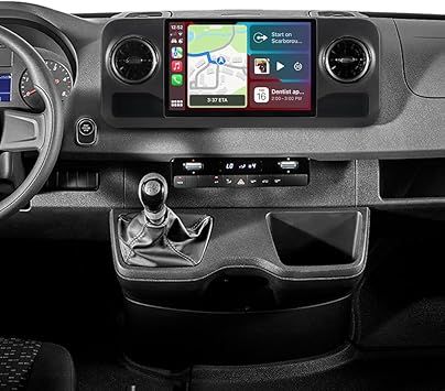 Stereo Radio for Benz Sprinter Freightliner W907 VS30 MK3 2019-2023 Low-end – 13.1” 2K QLED Touchscreen, Wireless CarPlay & Android Auto, Octa-Core Android 15 Car Dash Navigation GPS Unit with Camera