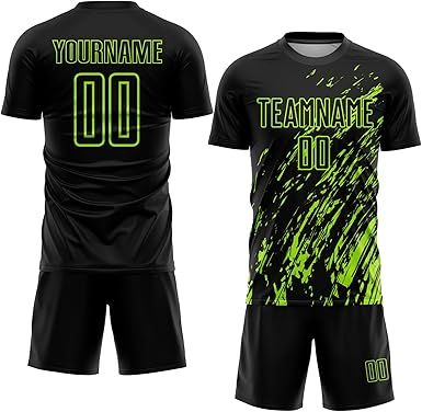 Custom Soccer Practice Jerseys Team Uniform for Men Women Youth, Personalized Sports T-Shirts and Shorts Printed
