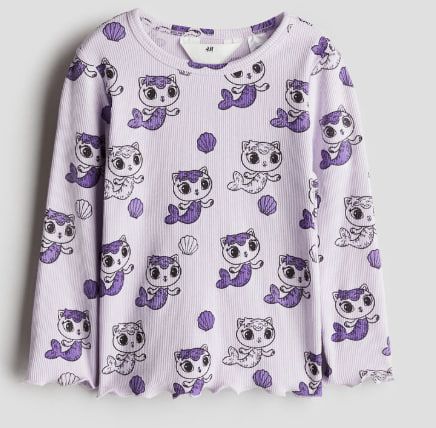 เสื้อแขนยาวพิมพ์ลาย