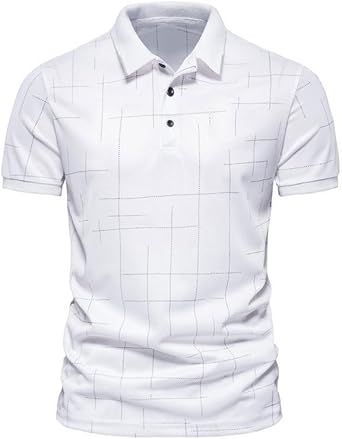 Fashion Breathable Versatile Short-Sleeved Casual Lapel Sweat Wicking Shirt Thin Sports T-Shirt