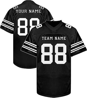Custom Football Jerseys Personalized Shirt Stitched/Printed Name Number Fans Gift for Men Women Youth Boys