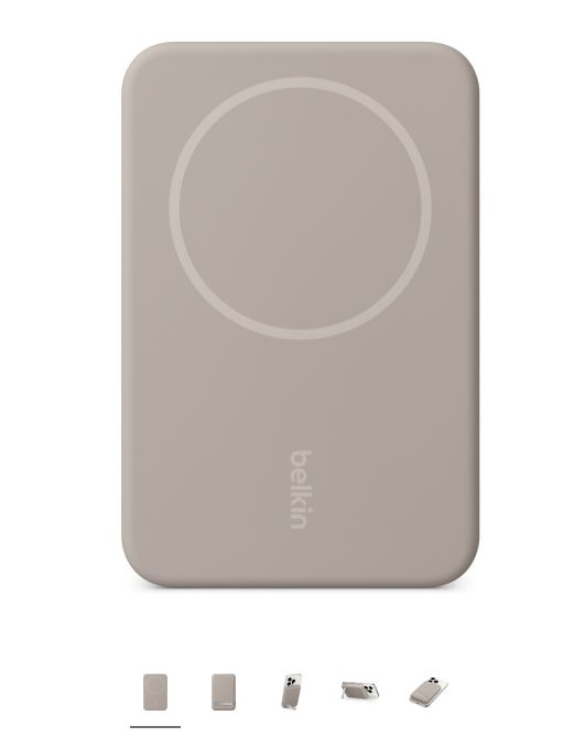 Belkin BOOST&uarr;CHARGE&trade; PRO Magnetic Power Bank 5K (ใช้ MagSafe ได้)