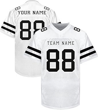 Custom Football Jerseys Personalized Shirt Stitched/Printed Name Number Fans Gift for Men Women Youth Boys
