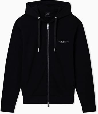 Armani Exchange Men's Milano/Ny Zip Up Hooded Sweatshirt