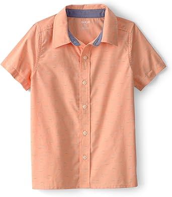 OshKosh B'Gosh Boys Short Sleeve Woven Buttonfront Shirt