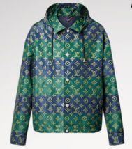 Monogram print coach jacket