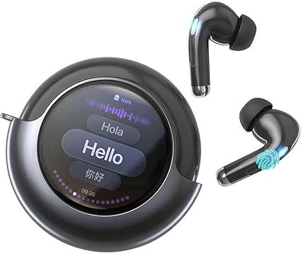 AI Translation Earbuds Real Time, 157 Languages 2-Way Translator Earbuds with Call Translation, 3-in-1 Interpreter, 40H Playtime, Audifonos Traductores Inglés Español for Travel Business Learning