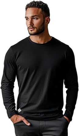 Proteck'd Men's Faraday Silver Lined Emf Proof Long Sleeve Shirt e15.20 | Faraday Shirt, Black