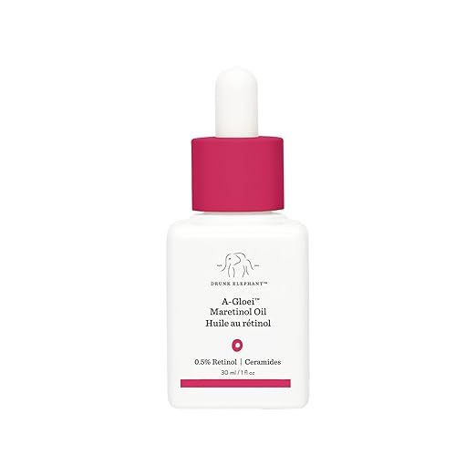 Drunk Elephant A-Gloei Maretinol Oil - 30 ml/1 fl oz - Gentle 0.5% Retinol Face Oil - Clean Clinical Skincare - Cruelty-Free - Free of Essential Oils, Silicones, and Fragrance
