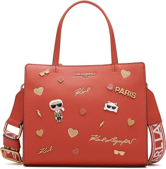 KARL LAGERFELD Women's Maybelle Pins Satchel
