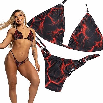 Angel Competition Bikinis IFBB/NPC Bikini for Posing Practice - Bikini Set w/Medium Pro Cut – Bodybuilding Competition Suit