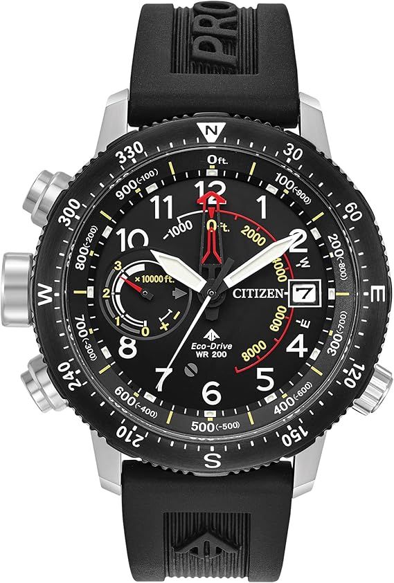 Citizen Men's Eco-Drive Weekender Nighthawk Chronograph Watch in Black IP Stainless Steel, Black Dial (Model: CA0295-58E)