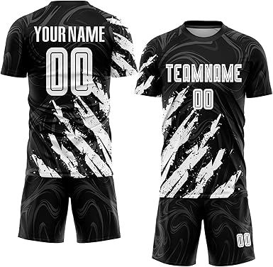 Custom Soccer Practice Jerseys Team Uniform for Men Women Youth, Personalized Sports T-Shirts and Shorts Printed