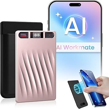 AI Voice Recorder, Professional Voice Activated Recorder with AI Transcription & Summarize, 64GB Storage, 30H Battery, Noise Cancellation and AI Note Taker for Meetings and Interviews & calls