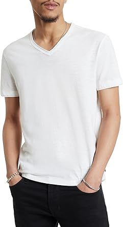John Varvatos Men's Miles V-Neck Tee