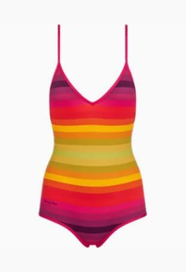 Dior One piece Swimsuit Women's Multicolor